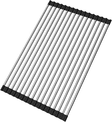 Foldable dishwashing draftsman on kitchen sink, foldable dishwashing drainer in Sus304 stainless steel (17.8 "x 11.2")).. Shop with confidence at Nigeria's leading affordable e-commerce platform with reliable delivery services.
