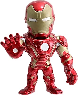Marvel Jada Metals 4 -inch figurine - Iron Man (M46).. DIAYTAR NIGERIA delivers affordability and convenience with every purchase, shipped within the week.