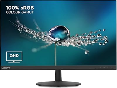 Lenovo 27 inch QHD monitor (IPS panel, 75 Hz, 4 ms, HMDI, DP), tilting screen, black.. DIAYTAR NIGERIA: Your one-stop e-commerce destination with affordable prices and nationwide delivery in 5-8 days.