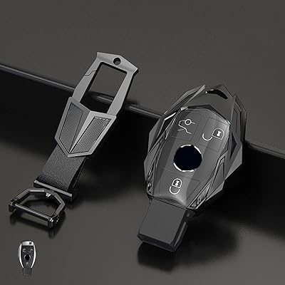 Protective cover for zinc alloy car key and carbon fiber, compatible with Mercedes-Benz AMG AMG Class A C W204 W205 W212 W213 W176 GLC.. DIAYTAR NIGERIA: Where value meets variety with reliable nationwide delivery in under 8 days.