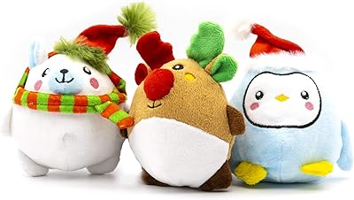 Bubba dog toys | Collection of 3 winter seasons reindeer polar bear and penguin.. Your shopping dreams realized through DIAYTAR NIGERIA's affordable platform with reliable delivery times.