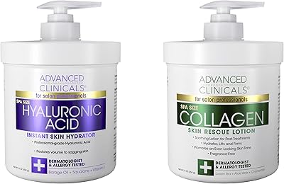 Set of collagen Advanced Clinicals + Hyaluronic Acid Advanced Cream.. DIAYTAR NIGERIA combines affordability with convenience, delivering your purchases within 5-8 days.