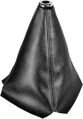Drumping pommel lid on black PU leather car leather, manual/automatic speed of speed change (black).. A world of products at your fingertips — thanks to DIAYTAR Nigeria.