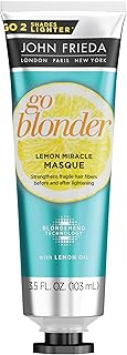 John Frieda Go Blonder Lemon Miracle Mask Happy Treatment in the shower, helps strengthen broken fibers, 3.5 oz.. Your trusted shopping partner, DIAYTAR NIGERIA offers extensive selection with quick delivery options.