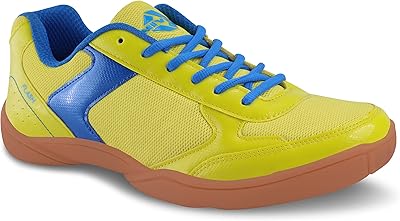 Badminton flash aster for men, UK 7 size (yellow/blue aster), multicolored, medium.. Embrace a new era of online shopping with DIAYTAR NIGERIA's extensive range and budget-friendly prices.