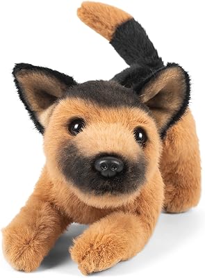 DEMDACO German and beige German shepherd 8 inch in polyester plush, toy in plush.. DIAYTAR NIGERIA makes online shopping accessible with our comprehensive platform and prompt delivery service.