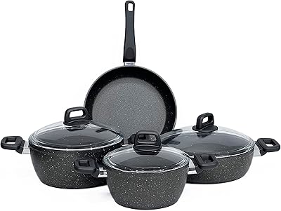 Granite non -stick kitchen battery DEPHNI SAPPAGE 20 cm deep.. Enjoy low prices, wide selections, and reliable delivery with DIAYTAR Nigeria.