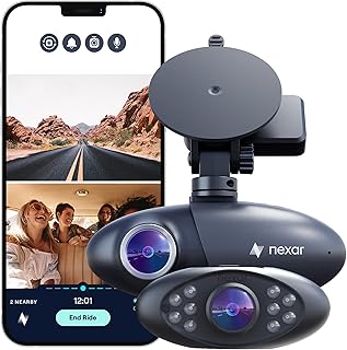 Nexar Pro Dual Dash Cam HD Dashboard and Camera Dashboard camera.. DIAYTAR NIGERIA makes online shopping accessible with our budget-friendly prices and reliable shipping.