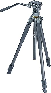 Vanguard pro 263Av tripod aluminum with video head BH114, gray.. Order now, relax later — DIAYTAR Nigeria ships in 5 to 8 days.