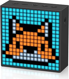 Divom Timebox Evo Pixel Art Bluetooth speaker with 16x16 LED screen and application control.. DIAYTAR NIGERIA delivers affordability and convenience with every purchase, shipped within the week.