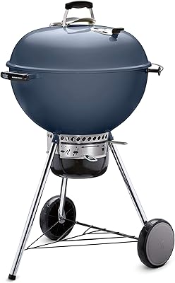 Weber Master Touch coal grill, 22 inch size - dark blue.. DIAYTAR NIGERIA: Where affordable online shopping meets reliable delivery across Nigeria.