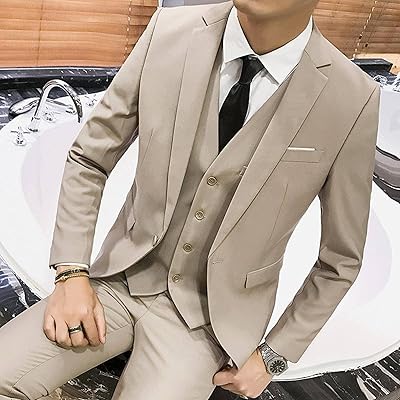 Latest conceptions of beige coat pants for men, 3 -room fitted ball costume, tailor -made wedding costumes for men.. Shop from our extensive catalog at DIAYTAR NIGERIA and enjoy doorstep delivery in just 5-8 days.