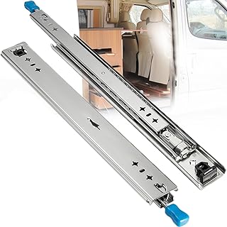 Telescopic drawer slides, robust slides with lock, 120 kg load capacity, industrial jackets for motorhome, 2,33 set.. Experience DIAYTAR NIGERIA, where extensive product variety meets pocket-friendly prices and reliable delivery.