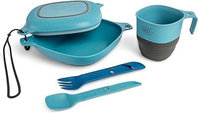 Set of OKO 6 -room camping accessories with bowl, saucer, camping cup and spoon replacement kit... Discover thousands of products on DIAYTAR Nigeria with delivery between 5 to 8 days across the country.