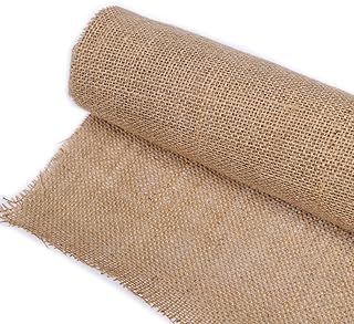 A ribbon ribbon of showway jute canvas for DIY, tablecloths and house decoration, natural color, 48 cm*5 m.. Shop the smart way with DIAYTAR NIGERIA's extensive selection and budget-friendly nationwide delivery.