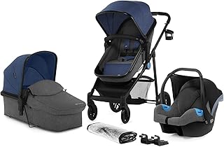 3 in 1 Kindercraft Jolie - Blue Denim stroller.. Shop with purpose at DIAYTAR NIGERIA and receive quality products at budget rates within 8 days.