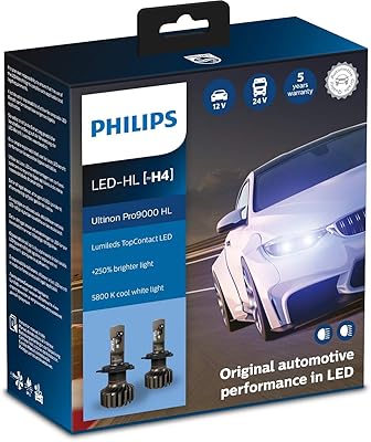LED Philips Tenon Pro 9000 car lighthouse (H4), lot of 2.. Your shopping needs fulfilled through DIAYTAR NIGERIA's extensive selection and nationwide delivery.