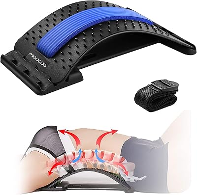 Mokoo back stretcher, low -level low -level lumbar pain relief device, spine support board for herniated disc, syphilis, scoliosis, relief of lower and upper muscle pain.. Experience the ultimate in shopping convenience with DIAYTAR NIGERIA's vast catalog and 5-8 day delivery.