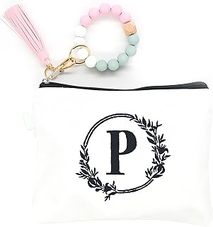 Cosmetics kit with embroidered letters, personalized gift kit, suitable for a wedding, a birthday, a vacation, excellent gift for women, mother, teachers, friends, bridesmaids, p.. Shop local, shop fast — DIAYTAR Nigeria delivers across the country.