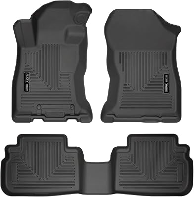 Husky cushions - 95891 for Subaru Forester Weather Better 2019-20, floor mat for front and 2nd seat, black, black.. DIAYTAR NIGERIA: Where every shopping need is met with affordable prices and reliable 5-8 day delivery.