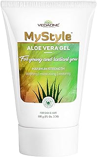 Vedaone Mystyle Aloe Vera Gel versatile for the body, hair and skin (100 g) - Pack of 3.. DIAYTAR NIGERIA: Where every purchase is affordable and delivery is always within a week.