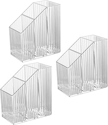 Package of 3 supports for transparent lolite makeup brushes, storage for multipurpose cosmetic plastic cosmetic brushes with 3 locations.. Your complete shopping solution, DIAYTAR NIGERIA offers extensive choice with competitive prices and delivery.