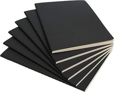 Simply genius travel journal of 92 pages, 5.5 "x 8.3", black, pack of 6.. DIAYTAR NIGERIA brings affordable shopping to every Nigerian home with delivery in just 5-8 days.