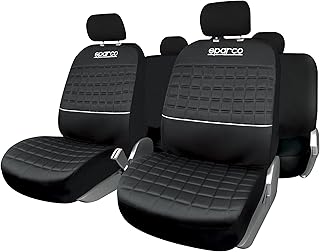 Set of universal seat covers Sparco Lazio, black/silver, SPC1042SV.. DIAYTAR NIGERIA combines extensive product options with budget-friendly prices, delivered in 5-8 days.
