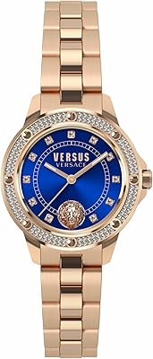 Analog watch with blue dial for men - vspew0719, gold, chain, gold, chain.. Experience shopping satisfaction with DIAYTAR NIGERIA's vast selection and budget-friendly delivery options.