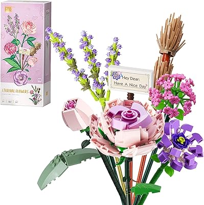 Mini bouquets of flowers, artificial flower construction blocks for gifts, DIY bouquets construction blocks for adults/adolescents (floral flowers).. Shop from anywhere in Nigeria with DIAYTAR's extensive selection and budget-friendly shipping options.