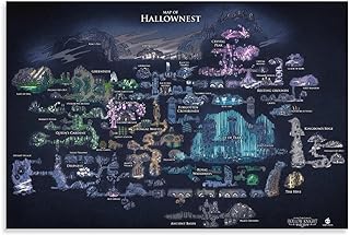 Display on canvas Annipolis The Game Hollow Knight Map, without 12 x 18 inch frame (30 x 45 cm).. DIAYTAR NIGERIA connects you with thousands of products at competitive prices, delivered within a week.