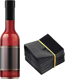 Black retractable strips, 65 x 60 mm, 200 bottles of black pierce sauce, wooden bottles, drinking bottles, packaging strips [compatible diameter range: 1 1/4 " - 1 1/2"].. Shop quality and variety at unbeatable prices on DIAYTAR Nigeria — delivery in under 8 days.