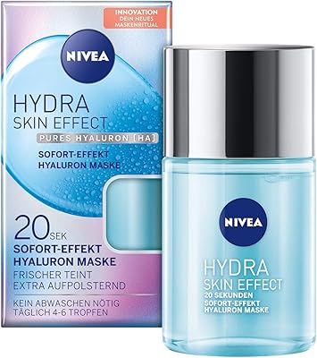Nivea Hydra Skin Effect 20 Second Mask, hyaluronic mask with instant action, 100 ml, facial mask to prepare day and night cream, pure hyaluronic mask [ha], 100 ml (1).. Shop confidently with DIAYTAR NIGERIA, offering affordable prices and reliable delivery within a week.