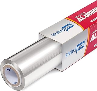 Robust aluminum foil roll - 45 cm, 1.8 kg of robust aluminum foil with perfect cut for non -sticky paper collection.. DIAYTAR NIGERIA delivers what matters - quality, affordability, and prompt nationwide shipping.