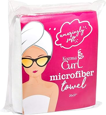 Cozma curl microfiber towel, 20 x 37 inches, absorbent towel, hair wrap, hair turban, curly hair towel, anti-fryottis towel.. DIAYTAR NIGERIA: Transforming how Nigerians shop with our vast selection and nationwide delivery.