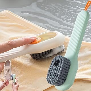 Multifunctional liquid shoe brush, liquid shoe brush, multifunctional shoe brush with liquid box, soft fur cleaning brush to add liquid (green).. DIAYTAR NIGERIA delivers satisfaction with every purchase through our affordable and reliable service.