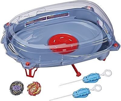 Beyblade Burst Surge Speed ​​Storm Motor Strike Battle Set - Combat set with motorized play area, 2 fighting toys and 2 launchers.. Your ideal shopping partner, DIAYTAR NIGERIA offers extensive variety with reliable nationwide shipping.