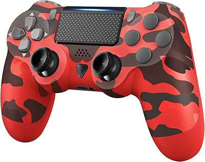 PlayStation 4 wireless controller, QYSZY88 wireless controller for SONY PS4/PRO/SLIM/With Double shock/Stereo headphone jack/6 -axis tactile controller, excellent gift (red).. Your everyday shopping companion, DIAYTAR NIGERIA offers unbeatable value with nationwide delivery.