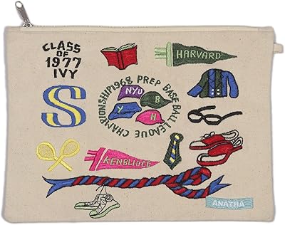 Anatha cotton canvas pouch with Ecological College Design - Reusable for women or men. Multi.. Explore fashion, tech, home goods, and more on DIAYTAR Nigeria — always affordable, always fast.