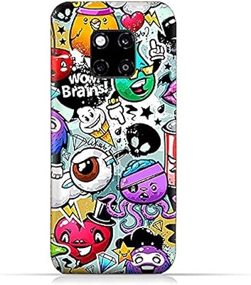 Silicone and TPU Silicone Design Protective Coque for Huawei Mate 20 Pro with motive of strange characters.. Buy better with DIAYTAR Nigeria — the ultimate e-commerce platform in Nigeria.