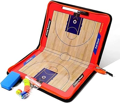Basketball training board, double-sided tactical strategy table with zipper, set of magnetic paintings for dry erasurers, marker, for training guide.. Your complete shopping solution, DIAYTAR NIGERIA offers extensive variety with budget-friendly delivery.