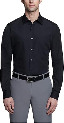 Popeline shirt with round van heusen neck for men (lot of 1).. DIAYTAR NIGERIA brings the market to your screen with thousands of affordable products delivered to your door.