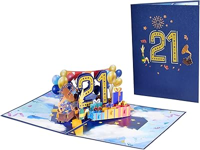 Greetingart 21st anniversary pop-up card, Mappy 21st anniversary card with note and envelope, 21st anniversary greeting card for brother, sister, son, daughter.. DIAYTAR NIGERIA: Revolutionizing how Nigerians shop with affordable prices and prompt delivery services.