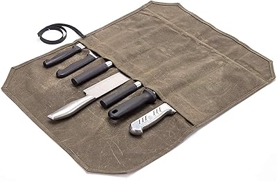 Package bag for conical chief knives, packaging bag for robust knives, storage bag for knives, cutlery bag with 6 slits, chief's chip holder, khaki, modern.. Shop with confidence at Nigeria's leading affordable e-commerce platform with reliable delivery services.