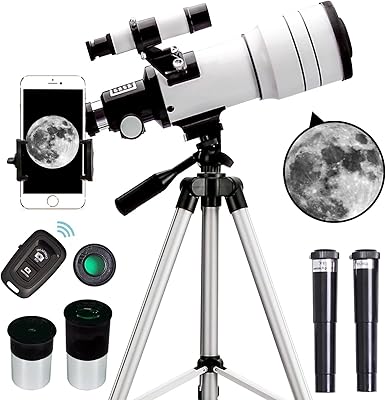 TowerBee Astronomical Astronomical Refractive Telescope of 70 mm for adults and children for beginners in astronomy (15x-150x), 300 mm portable telescope with telephone and wireless remote control adapter.. Discover why DIAYTAR NIGERIA is the smart shopper's choice for affordable products delivered nationwide.