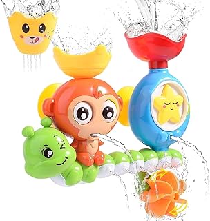 Baby bath toy for toddlers of 2, 3, 4 and 5 years old, babies boys and girls, bathtub toy-rotation equipment and devastated eyes for sensory development of the time of the toddler or babies, bathtub toys for children and babies.. Nigeria’s trusted store online — DIAYTAR Nigeria never disappoints.
