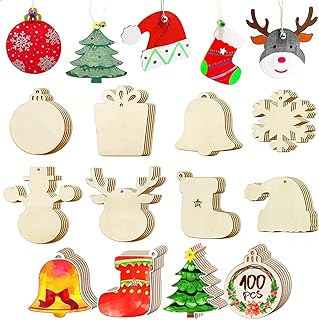 Raw wooden circles pre -drilled for Christmas decorations - 19 pieces.. Shop without compromise at DIAYTAR NIGERIA, where quality, affordability, and quick delivery coexist.