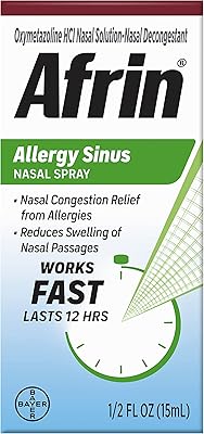 Nasal and allergic Afrin spray - 15 ml.. Shop smart with DIAYTAR NIGERIA, offering a vast product range delivered to your doorstep within a week.