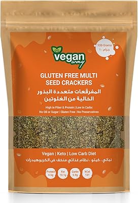 VEGAN WAY MULTI -GRAINE CRACKERS, original - gluten -free, vegans, healthy snacks, suitable for paleo and keto, 1 x 100 g.. Experience the ease of modern shopping with DIAYTAR NIGERIA's comprehensive platform and quick delivery.