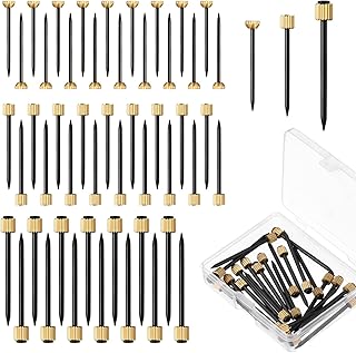 Nails to hang photos, black steel nails and brass frame to hang photos (75 pieces, s, m, l).. DIAYTAR NIGERIA: Your one-stop e-commerce destination with affordable prices and nationwide delivery in 5-8 days.